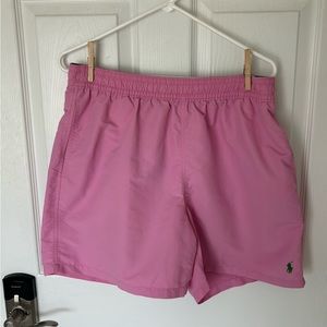 Men’s Ralph Lauren Polo XL Swim Trunks Bathing Suit Shorts Pink Summer Spring